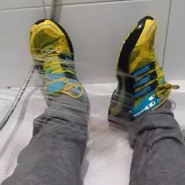 Adidas snow shoes and clean up